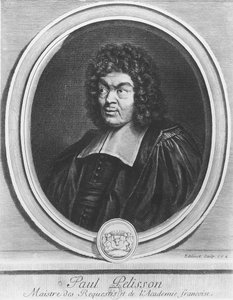 ポール・ペリソンの肖像 作： Gérard Edelinck